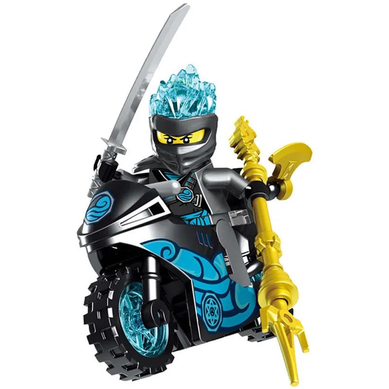 Big Sale!!! Ninja Turtles Michelangelo Donatello Leonardo Raphael With Pizzas Skate Model Action Figure Blocks Toys for Children