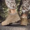 High-quality Mountaineering Boots Non-Slip Training Boots New Desert Hiking Shoes Men's Waterproof Outdoor Male Leather Shoes