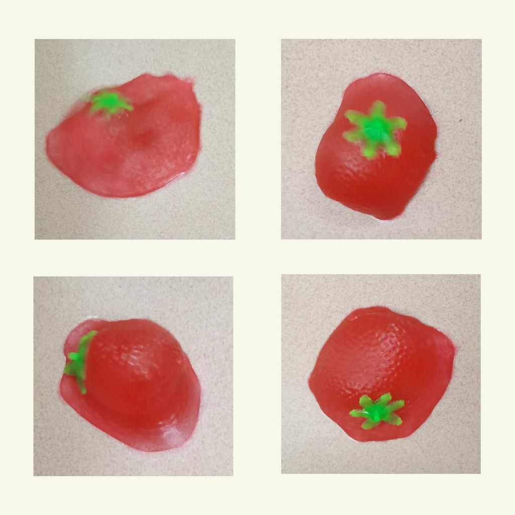Taba Squshy Strawberry Water Ball Fidget Squeeze Toy Stress Relief Ball Office Party Game Gift Fruit Ball