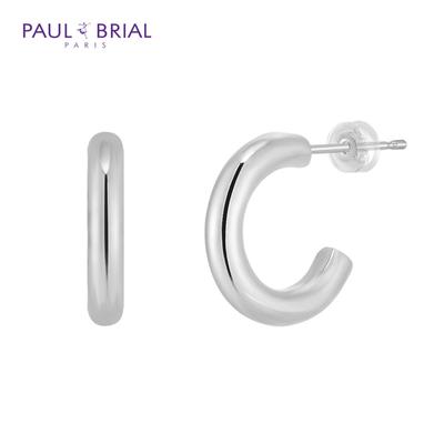 PAULBRIAL PYBE0176 (WG) Basic Donut Ring Earrings Large