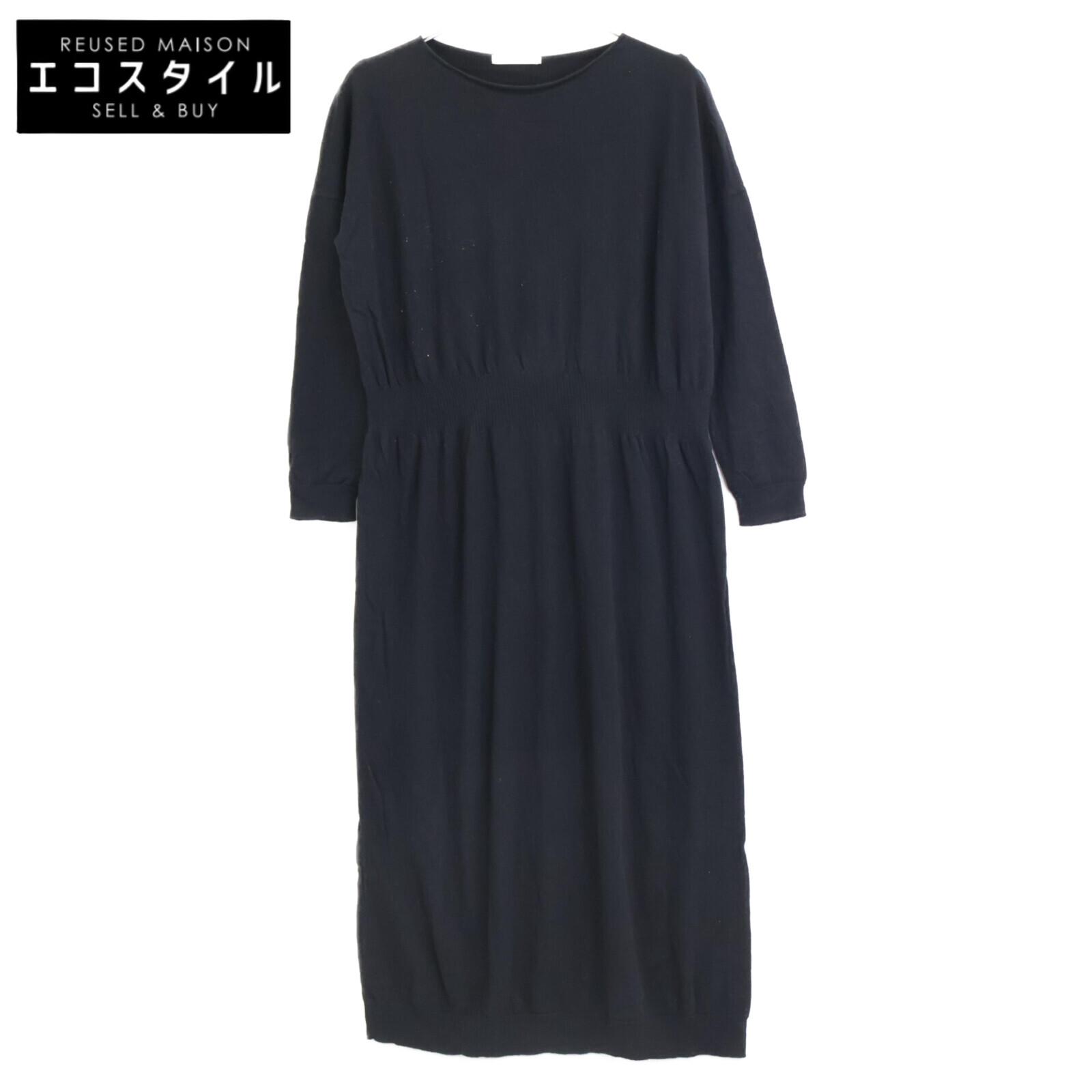 

evam eva [22AW] V223K910 Cotton x Cashmere Knit dress * There is no size description. blackUsed