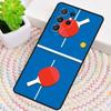 Table Tennis Sport TPU Phone Case For Samsung Galaxy note 10 pro S26 S25 S24 S23 S22 Ultra Plus S21 FE S20 Shockproof Cover