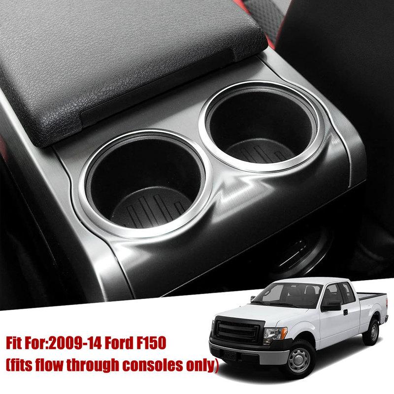1 Pair Rubber Car Cup Holders Car Rear Center Console Cup Holder Insert Car Organizer Mug Holder Decor for Ford F150