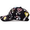 Unisex G-Buchstaben-Druck Graffiti Baseballkappen Frühling Herbst Outdoor Verstellbare Freizeitkappen Papa-Hut Sonnenschutzhut