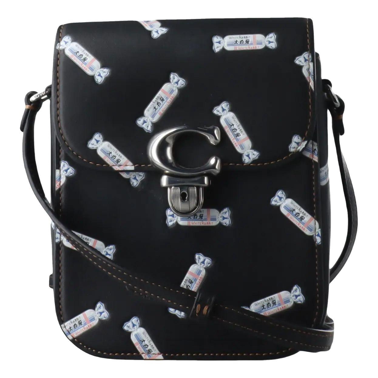 

Coach X White Rabbit Collaboration Studio 14 Push Button Milk Candy Print Leather Mini Crossbody Bag Women crossbody bag Black CG280-LHBLC Basic Set (Bag+Dust Bag)