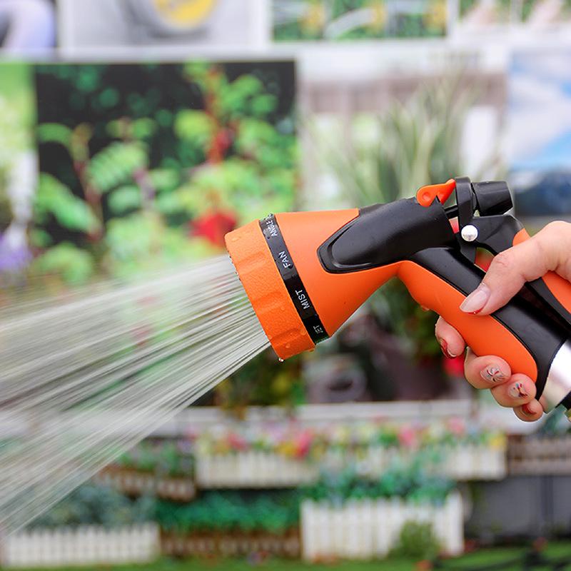 High-Pressure Garden Hose Shower Head for Watering and Car Wash