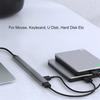 7 Ports USB 3.0 HUB Type C Extender USB Cable Splitter for Tablet Keyboard Mouse USB Disk Aluminum Phone USB Extend Adapter