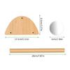 Chick Perch for Chicks Wood Stand with Mirror Roost Training Bar for Baby Chicks