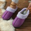 [Plush Slippers] Thick Plush Mid-Strip Minimalist Slippers | Stylish Home Indoor Bedroom Floor Slippers for Men and Women