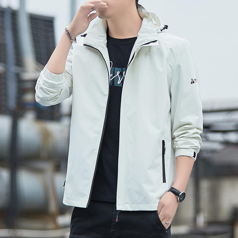 New Handsome Jacket Men's Winter Velvet Thickened Windproof Jacket Youth