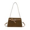 Retro style simple matte shoulder small square bag women's bag new small bag versatile messenger bag