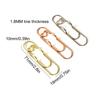 10Pcs Metal Pen Holder Clip Paper Clips Bookmarks Photo Memo Ticket Clip For Notebooks Paper Clips Office Stationery Tool