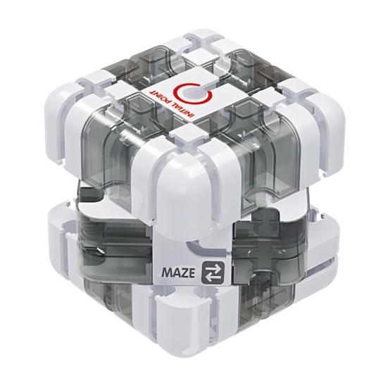1/2Pcs 3D Puzzle Maze Cube Educational Brain Teaser Handheld Rolling Ball Maze Cube Spatial