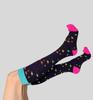 Running New Compression Stockings For Varicose Veins Woman Men Nylon Elastic Cartoon Love Striped Moon Letter Sports Marathon Ca