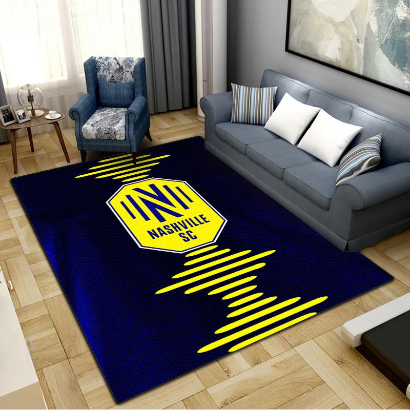 Nashville SC Carpet Rug for Living Room Bedroom Home Sofa Decoration, Kids play Non-slip Floor Mat