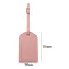 Holiday Travel PU Leather Boarding Pass Travel Accessories Airplane Suitcase Tag Luggage Tag