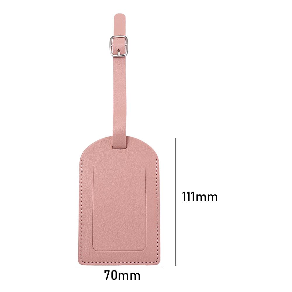 Holiday Travel PU Leather Boarding Pass Travel Accessories Airplane Suitcase Tag Luggage Tag