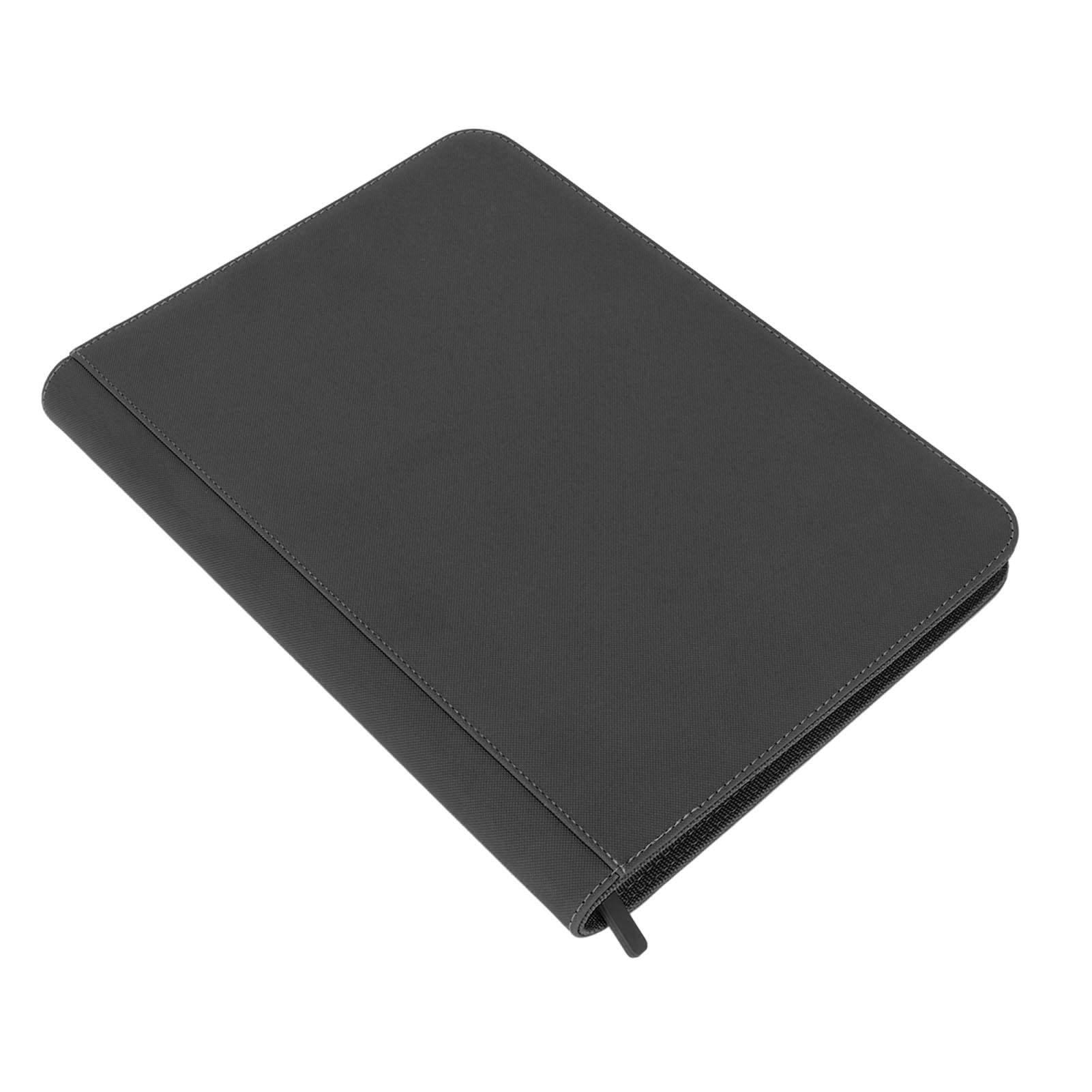 

Папка-переплет для карточек с 9 карманами, застежка-молния, полностью закрытый PU, боковая загрузка на 360 градусов, альбом для коллекционных карточек