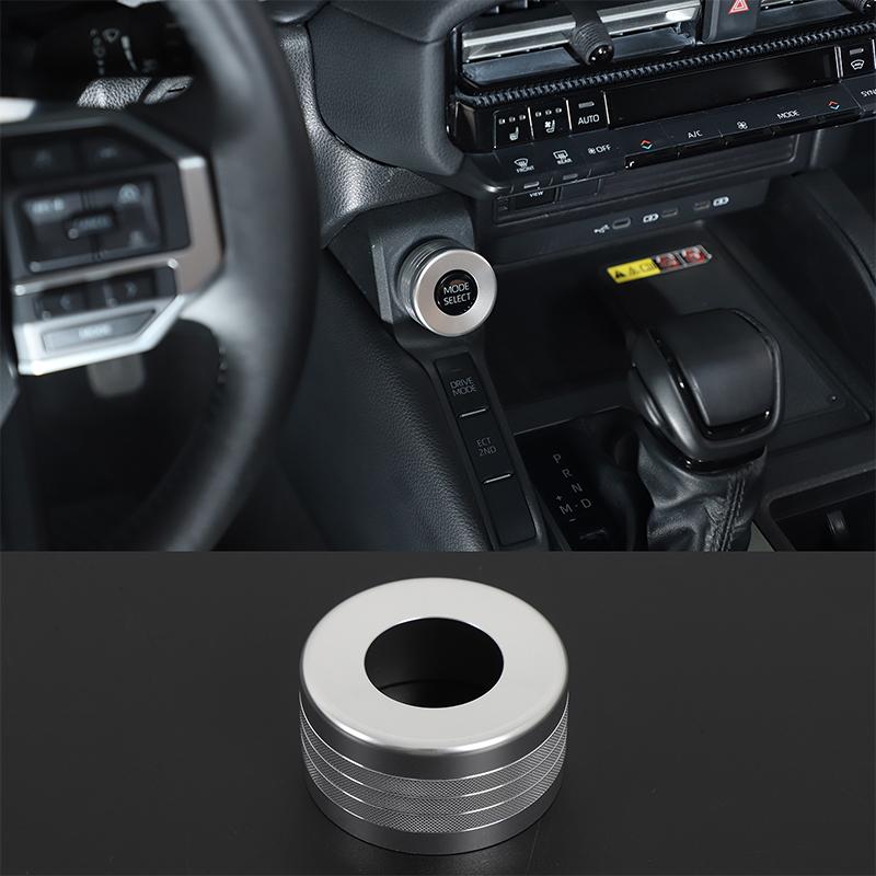 För Toyota Land Cruiser Prado 250 LC250 2024+ Aluminiumlegering Bilsidans luftuttag Körlägesknopp Ring Bilinredning Tillbehör