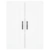 Highboard White 69.5 x 34 x 180 cm Particleboard