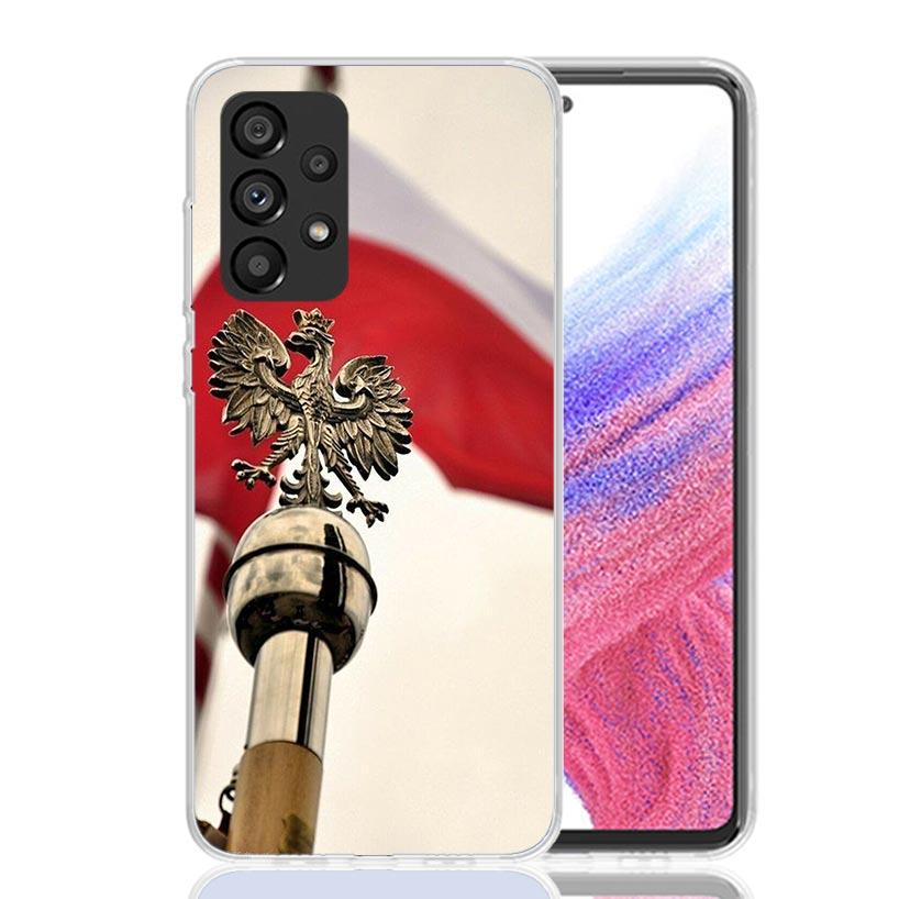 Poland Flag Phone Case For Samsung Galaxy A17 A16 A14 A15 A13 A57 A56 A54 A55 A53 A37 A36 A34 A35 A33 A26 A24 A25 A23 Galaxy A17
