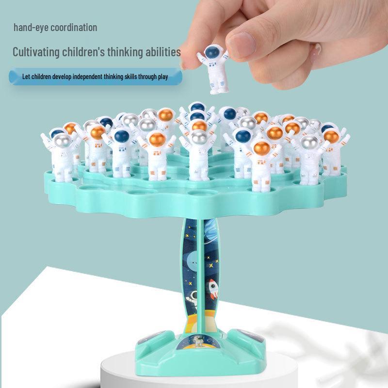 Astronaut Balance Table Game: Educational Jenga for Parent-Child Interaction