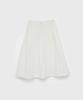 320 Showroom Shirring Volume Stopper Skirt White