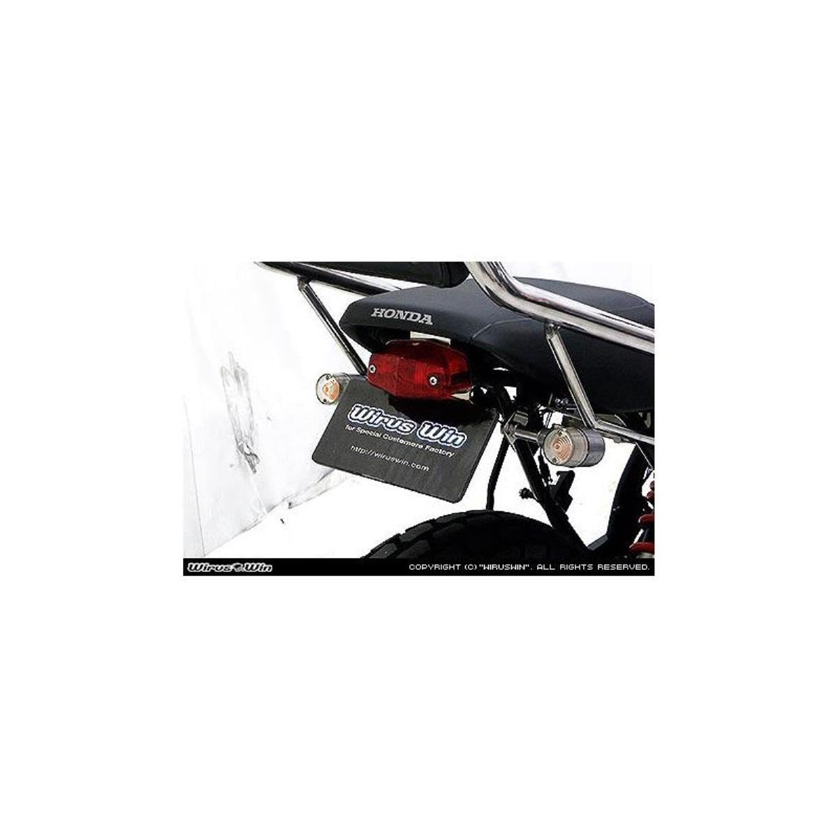 WirusWin Fender Eliminator Kit for Stainless Left and Motorcycle Parts FTR223, Steel, Custom, Right,