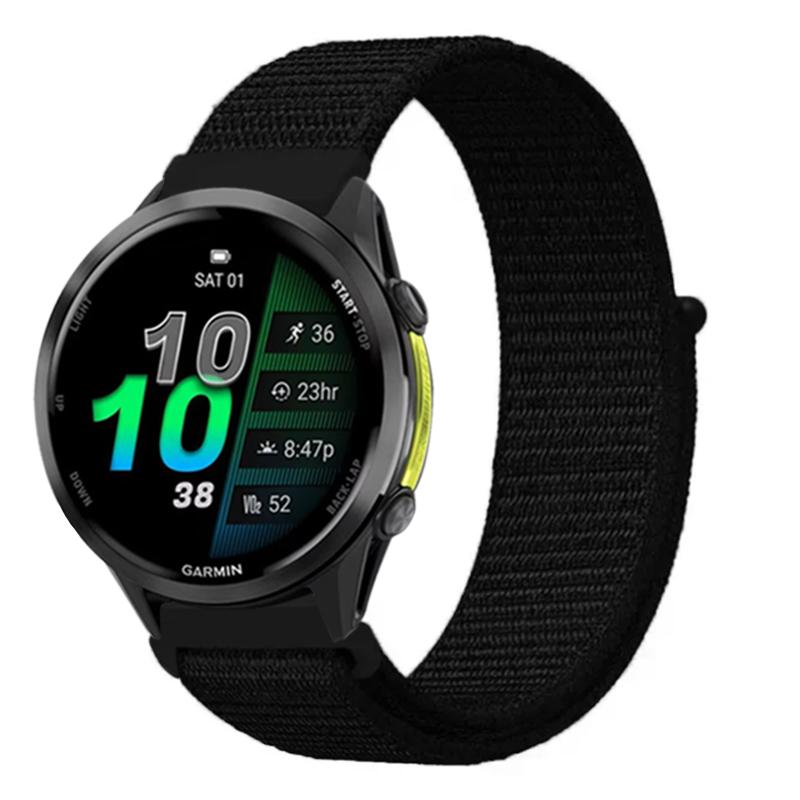 Cinturino in Nylon da 22mm 20mm per Garmin Forerunner 970 570 165 965 55 Venu 3 Stile Bandiera Braccialetto alla Moda Garmin Active 6 Approach S50