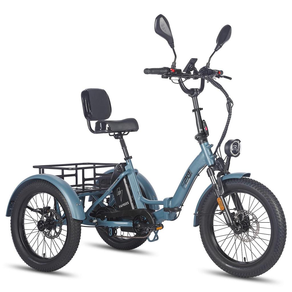 Electric Freight Bike Fafrees F20 Mate 750W Peak Motor 20" Fat Tire 48V 23.45AH Hydraulic Disc Brakes Max Load 180Kg LCD Display