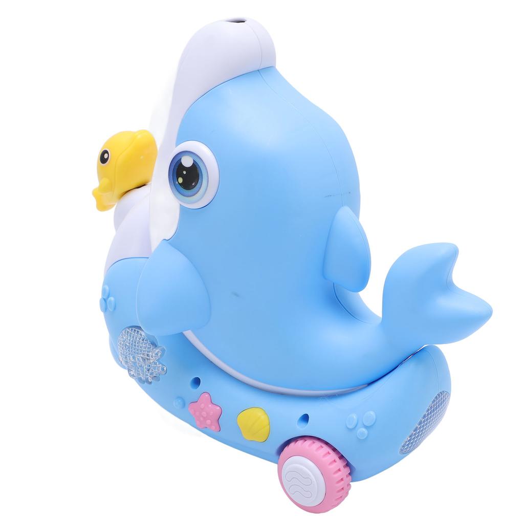 Children Electric Dolphin Toy Electric Universal Light Music Dolphin Floating Blow Ball Baby Cute