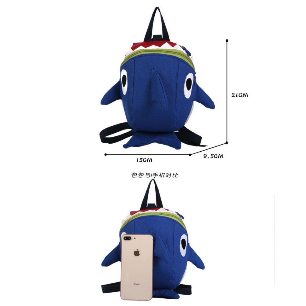 ITODA Shark Cute Perfect for and Large Perfect for Baby and New Gifts Anti-Lost Backpack, Kids' Backpack, Daycare, Kindergarten, Toddlers, Capacity,
