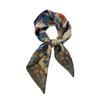 French Mulberry Silk Scarf: Women's Square Neck Scarf, Summer Thin Sunscreen, 70 cm, Elegant Mother Style.