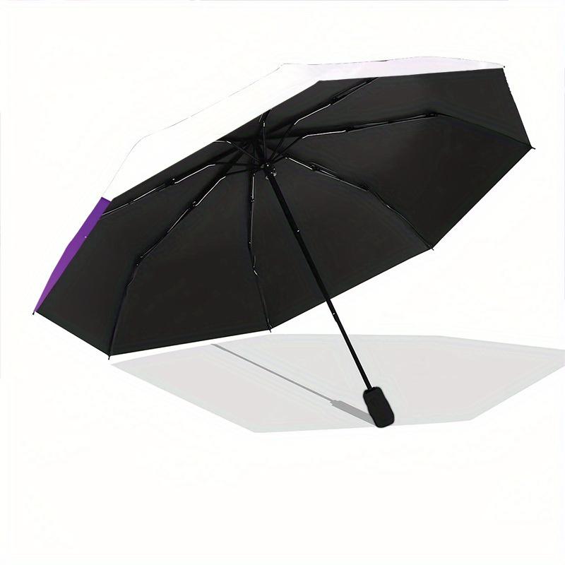 1pc Moon Bat Automatic Open/close Umbrella, 8-Rib Sturdy Structure, Portable Travel Umbrella, Parties, Everyday Use, Outdoor Accessory, Arti