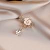 Chinese-style Cloud Pattern Diamond-encrusted Brooch for Women, A Light and Luxurious Water Drop Brooch