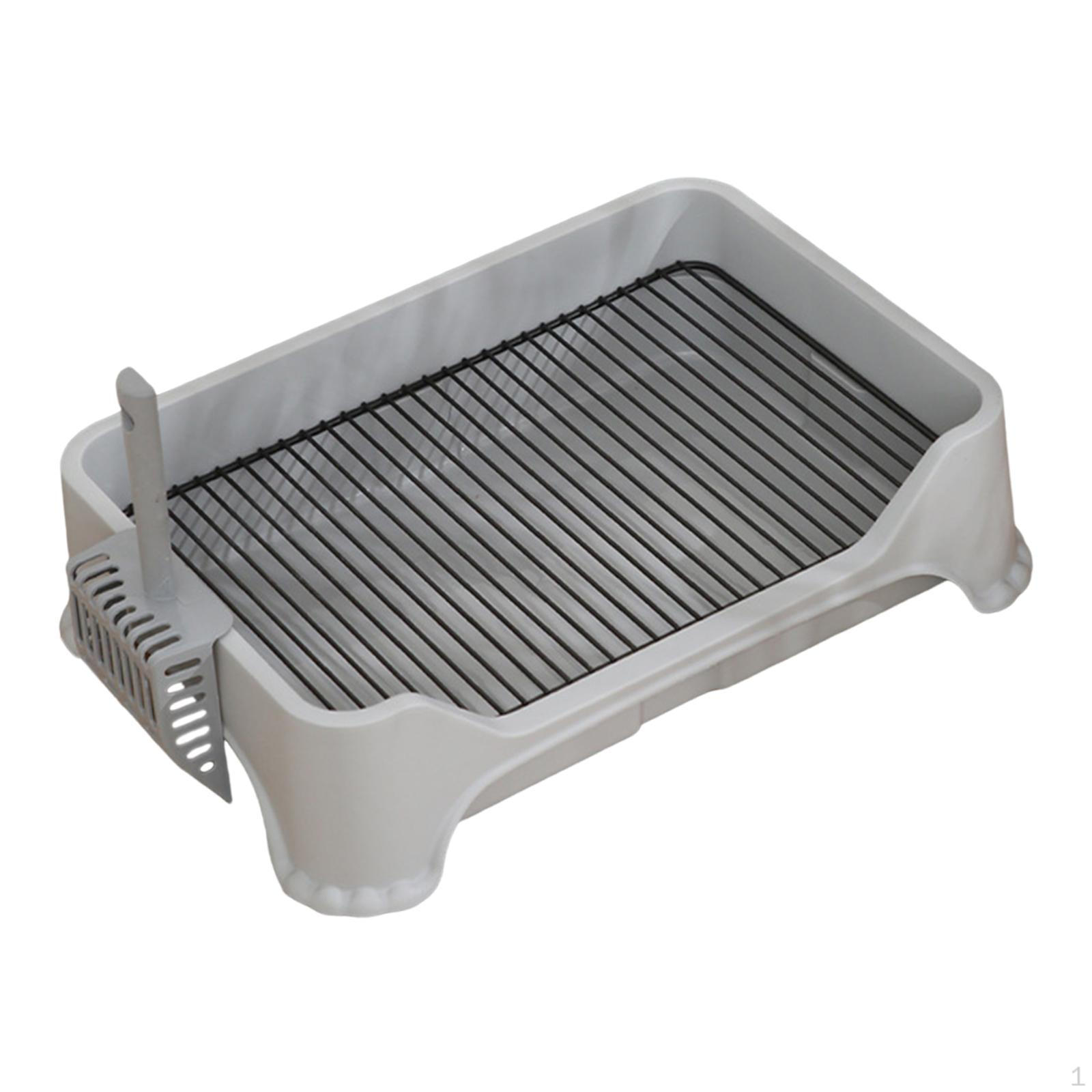 

Держатель для туалетной бумаги для собак, удобная сетка с подносом для забора, для спальни, гостиной серый