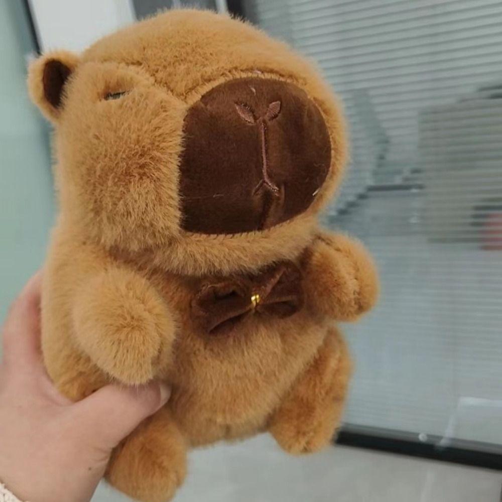 Comfortable Capybara Plush Toy Cotton Birthday Capybara Toy Simplicity Happy Birthday Doll
