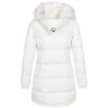 Women's Hooded Slim Fit Cotton Coat - European & American Style, Mid-Length, Solid Color, Warm Outerwear for Autumn & Winter