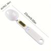 1pc Digital Measuring Spoon with LCD Display 0.1g 500g, Portable Kitchen Scale for Precise Baking, Cooking, Pet Food Tea, Includes Battery