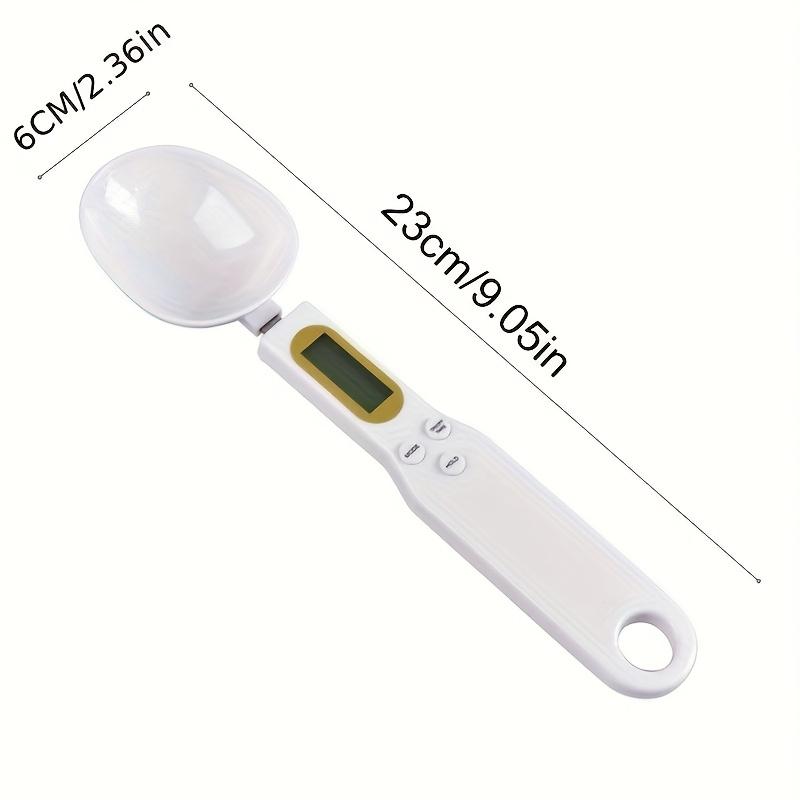 1pc Digital Measuring Spoon with LCD Display 0.1g 500g, Portable Kitchen Scale for Precise Baking, Cooking, Pet Food Tea, Includes Battery