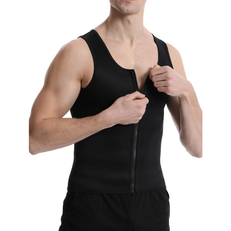 Men Sports Quick Dry Sweat Absorbent Slimming Body Shaper Sauna Vest