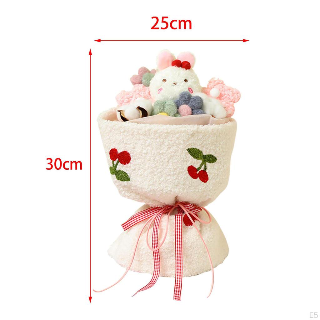 Plush Doll Bouquet Artificial Flowers Toy Wedding Gift Party Favors