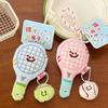 1 Piece Plush Tennis Racket Doll Bag Pendant Keychain Ornaments Toys Couple'S Best Friend Hanging Decoration Gifts