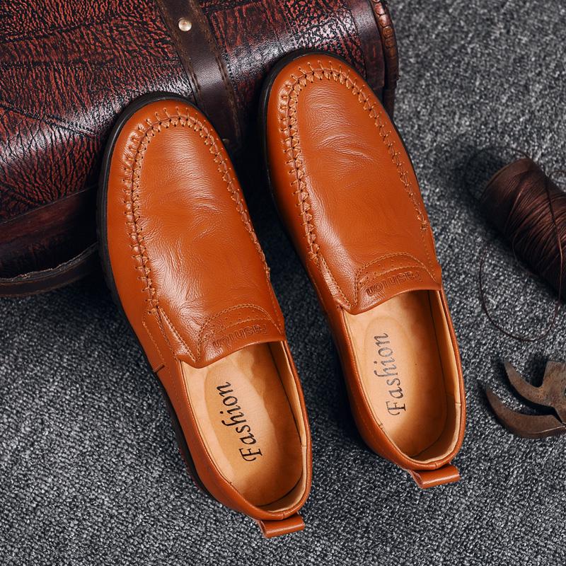 Large Size Casual Leather Shoes Men Fashion Driving Men's Shoes Mens Loafers