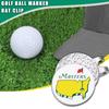 Golf Hat Clip Ball Marker Magnetic Easily Attach To Hat Cartoon Flag Pattern Baseball Cap Clips Jewelry Accessories Gift 5