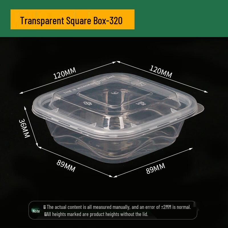 Yuanzhenghe Dicke Einweg-Mahlzeitvorbereitungsbehälter