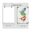 Metal Tin Poster Pastoral Birds Metal Tin Signs Posters Plate Wall Decor for Bars Restaurant Cafe Clubs Retro Posters Plaque