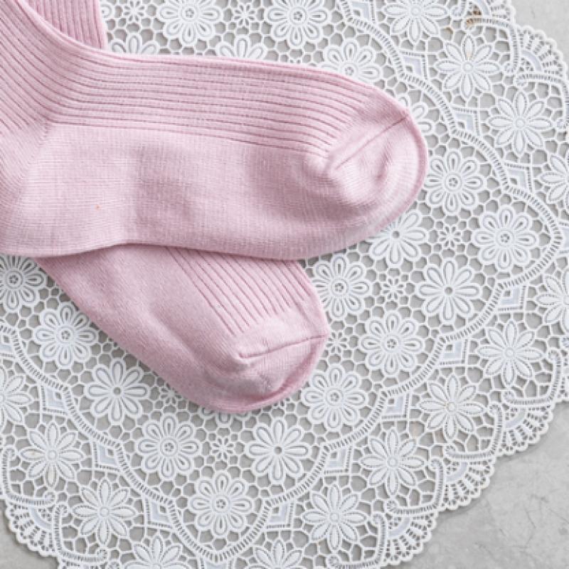 Monfoot Women S Ribbed Long Neck SockS Pink