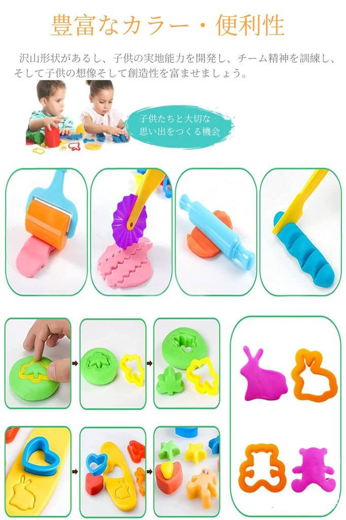 YFFSFDC Clay Tool 25-Piece Set DIY Handcrafting Cookie Cutter Modeling Extruder Random Colors