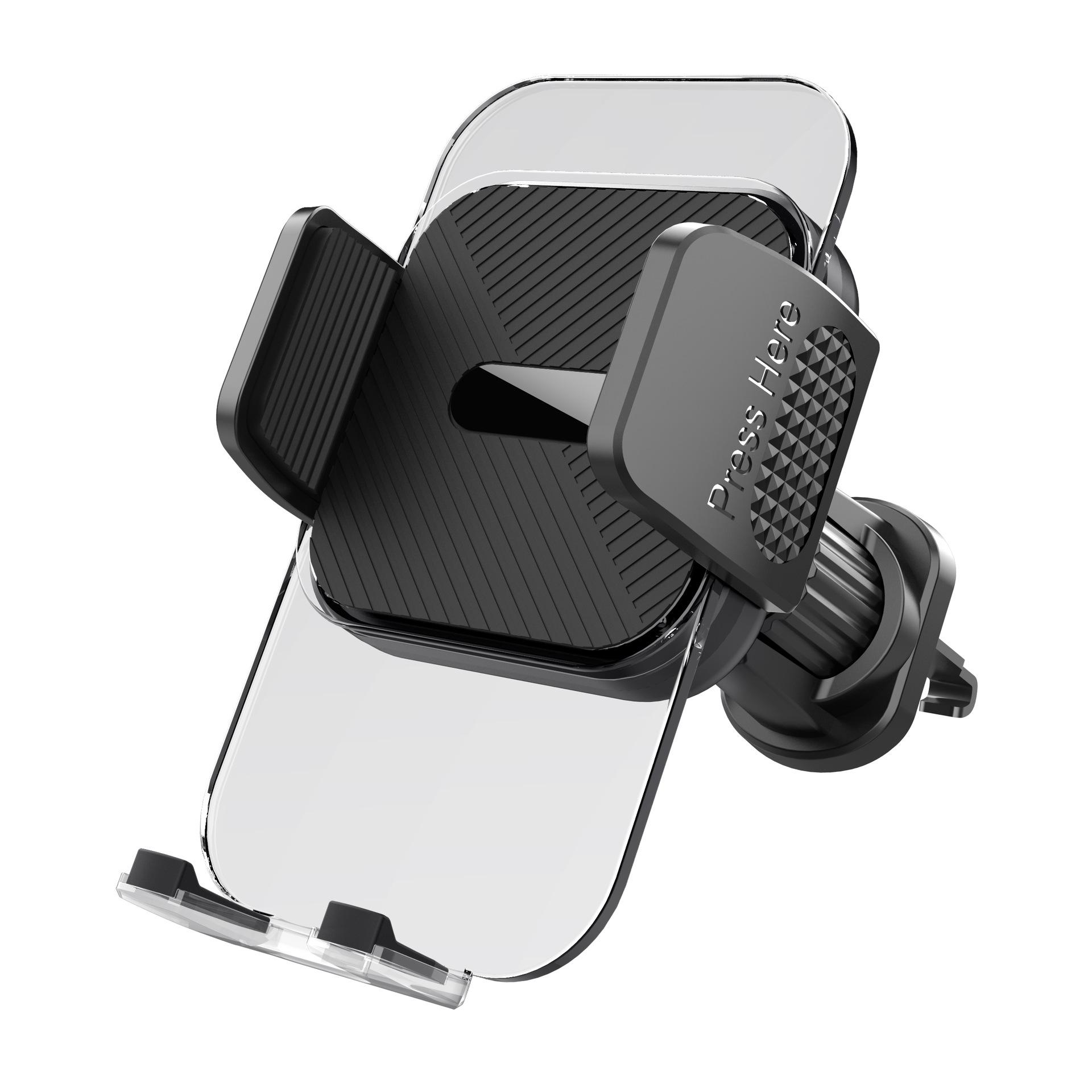 Car mobile phone holder out of trend buckle type 360 degree rotation navigation car vent mobile phone holder